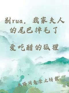 别rua，我家夫人的尾巴掉毛了