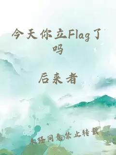 今天你立Flag了吗