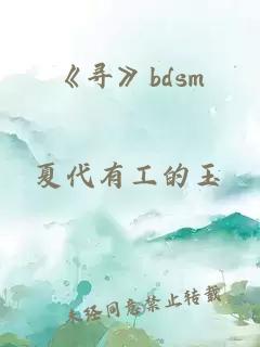 《寻》bdsm